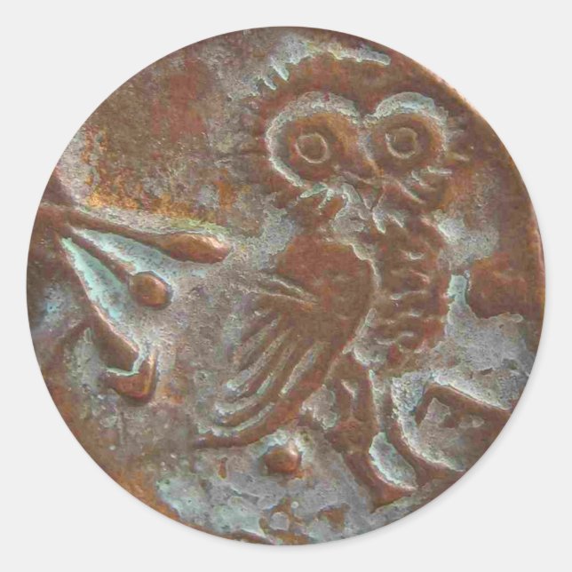 Athens Owl Sticker (Front)