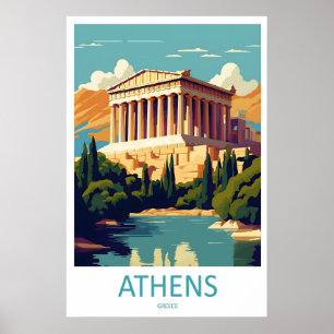 Athens Park Travel National Poster SkiVintage