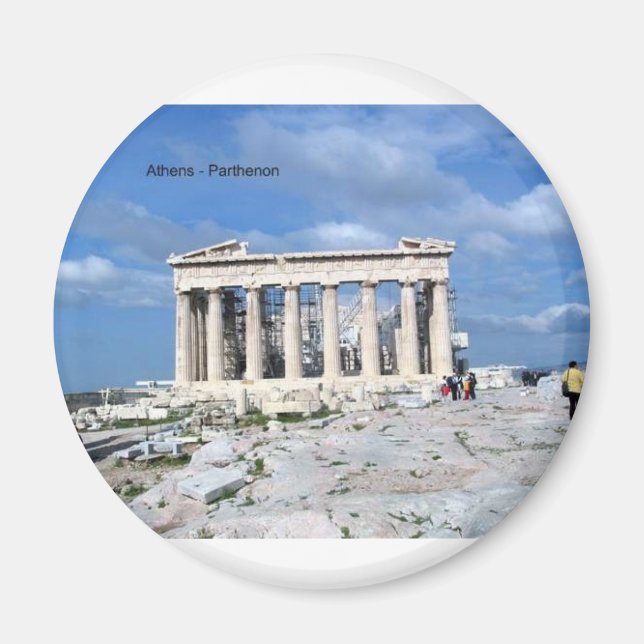 Athens Parthenon Magnet (Front)
