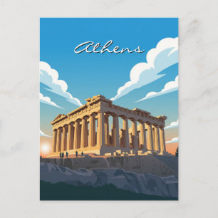 Athens Parthenon Postcard