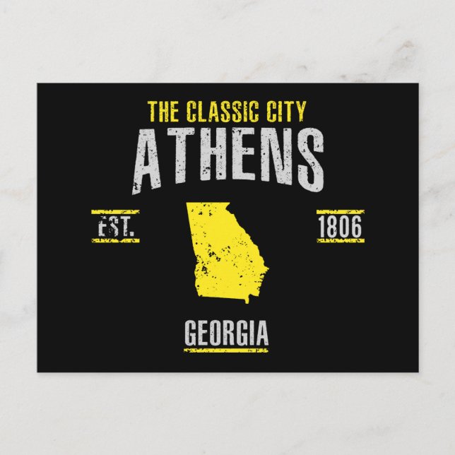 Athens Postcard (Front)
