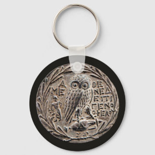 Athens Silver Tetradrachm Key Ring