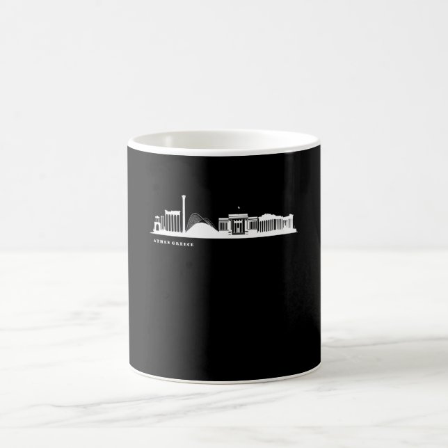 Athens Skyline Greece Greeks Coffee Mug (Center)