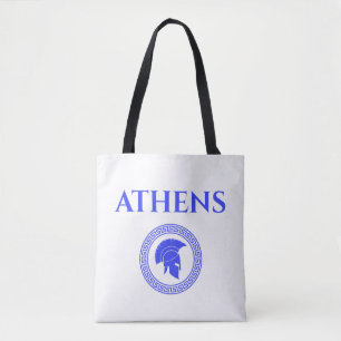 Athens Spartan Tote Bag