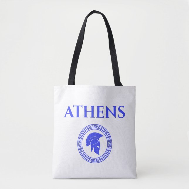Athens Spartan Tote Bag (Front)