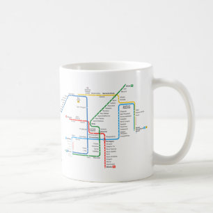 Athens underground map Mug