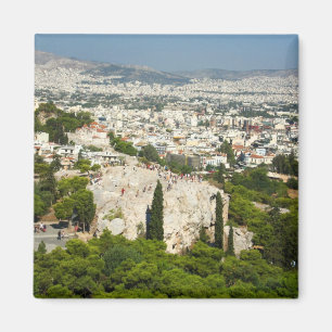 Athens view magnet