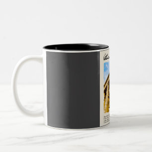 Athens Vintage Watercolour Travel Two-Tone Coffee Mug