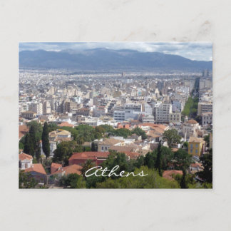 athens vista postcard