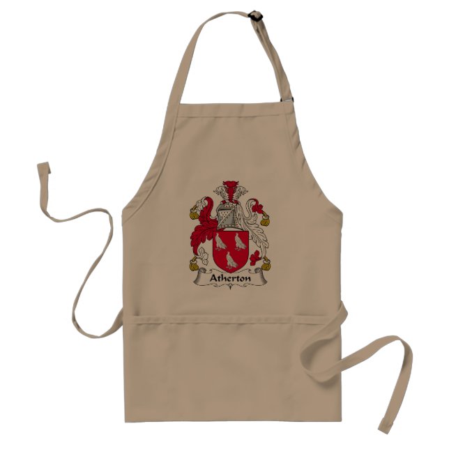 Atherton Family Crest Standard Apron (Front)