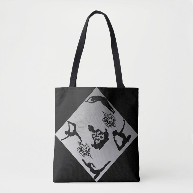 athleisure yogafashion activewearstyle mindfulmove tote bag (Front)