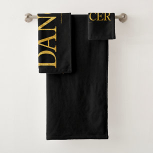 Athlete + Artist = Dancer Bath Towel Set
