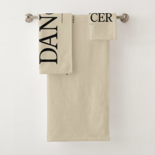 Athlete + Artist = Dancer Bath Towel Set
