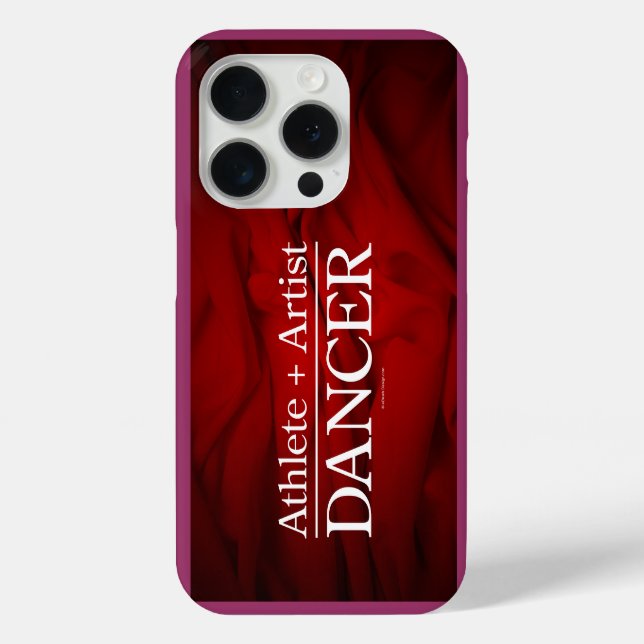 Athlete + Artist = Dancer Case-Mate iPhone Case (Back)