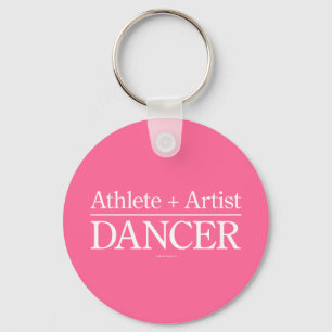 Athlete + Artist = Dancer Key Ring