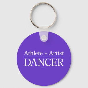 Athlete + Artist = Dancer Key Ring