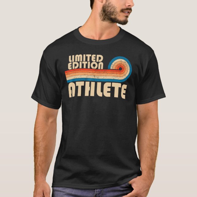 ATHLETE Funny Job Title Profession Birthday Worker T-Shirt (Front)