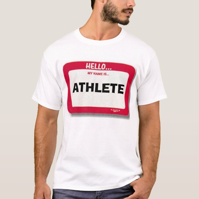 Athlete Nametag T-Shirt (Front)