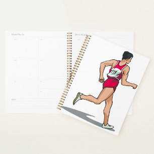 Athlete Running Spiral Planner