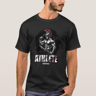 Athlete Spartan Fitness Workout Cool Warrior Gym T T-Shirt