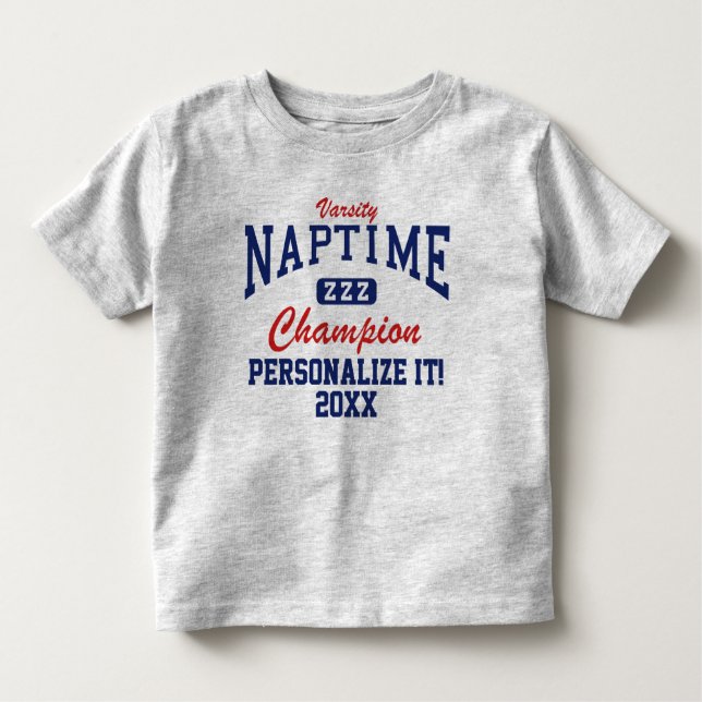 Athletic Champion Naptime T-Shirt (Front)