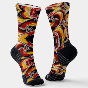 Athletic Crew Sock with Belgian Colours