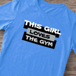 Athletic Fitness Girl Gym Workout Sports Vintage Tri-Blend Shirt