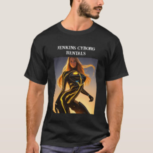 ATHLETIC GLOWING CYBORG T-Shirt