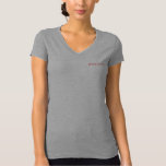 Athletic Heather Grey Template Women's Names T-Shirt<br><div class="desc">Personalised Name Modern Elegant Template Women's V-Neck Athletic Heather Grey T-Shirt.</div>