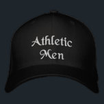 Athletic Men Custom Text Strength Style Pride-Hat  Embroidered Hat<br><div class="desc">he "Athletic Men" embroidered hat in Royal Blue is designed for those who embody strength,  endurance,  and determination.  The bold embroidery stands out,  showcasing pride in athleticism and a winning mindset.</div>