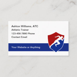 Athletic Theme Sports Business Cards