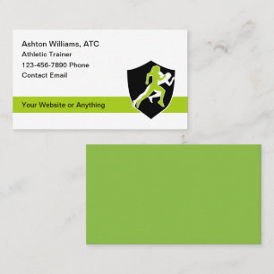 Athletic Theme Sports Business Cards