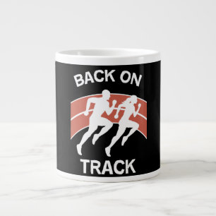 Athletic Track Runners   Track Athletes   Runners  Large Coffee Mug