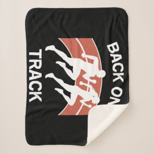 Athletic Track Runners   Track Athletes   Runners  Sherpa Blanket