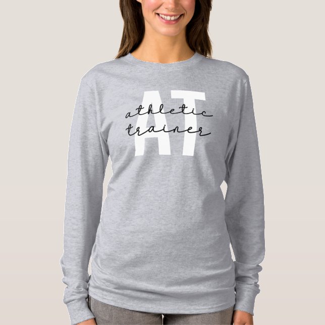 Athletic Trainer AT athletic training T-Shirt (Front)