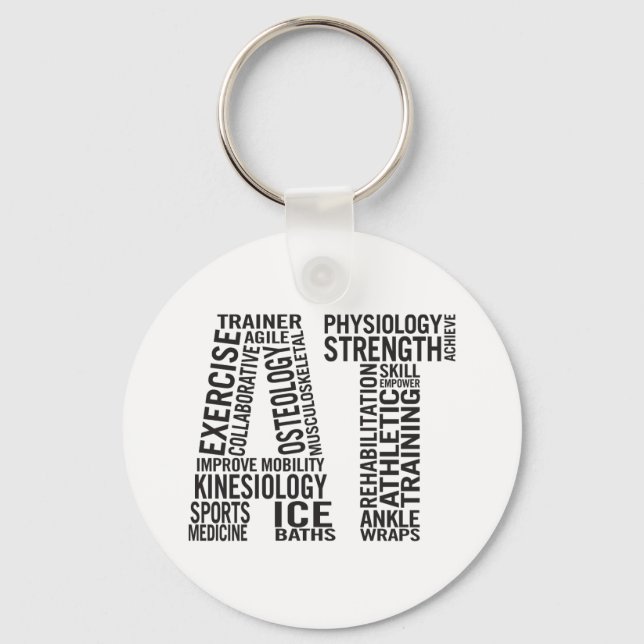 Athletic Trainer AT Key Ring (Front)
