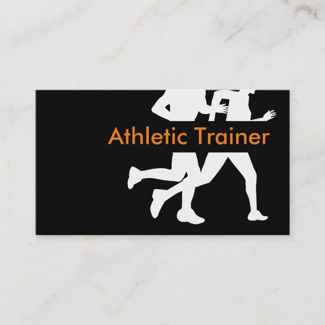 Athletic Trainer Design Business Card (Front)