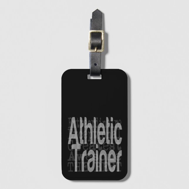 Athletic Trainer Extraordinaire Luggage Tag (Front Vertical)
