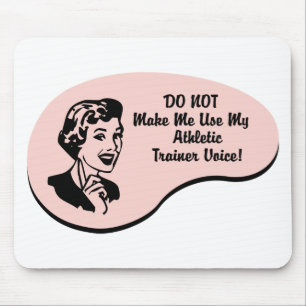 Athletic Trainer Voice Mouse Pad