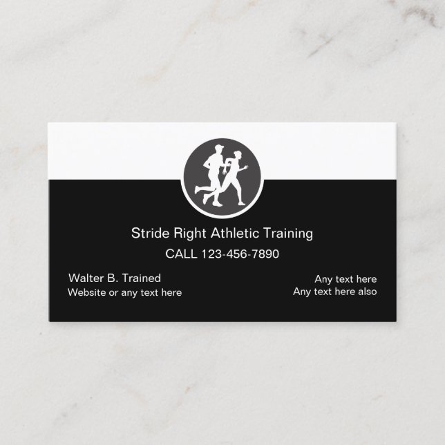 Athletic Training Business Cards (Front)