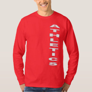 ATHLETICS Deep Red Basic T-shirt
