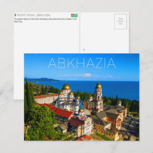 Athos Monastery, Novy Afon, Abkhazia Travel Postcard
