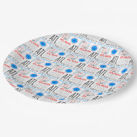 ATL, Atlanta Travel The World By Air Pattern Paper