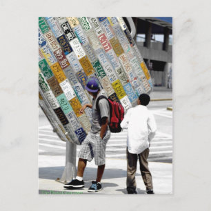 ATL Hartsfield Airport tourists Postcard