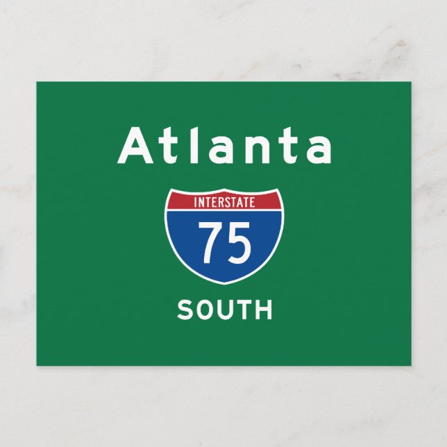 Atlanta 75 postcard (Front)