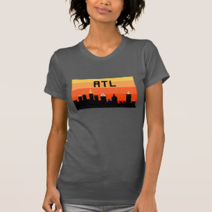 Atlanta 8-Bit Skyline ATL T-Shirt