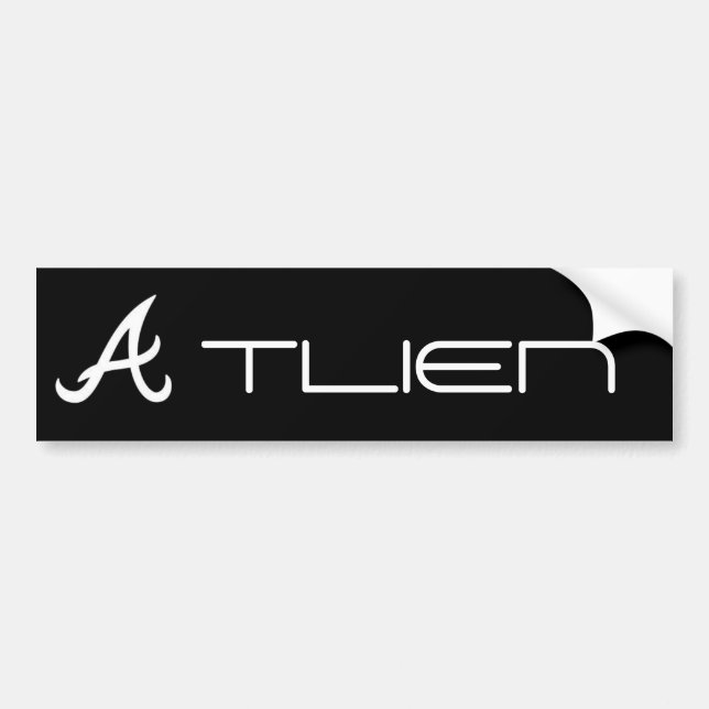 Atlanta ATLIEN Bumper Sticker (Front)