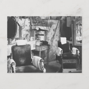 Atlanta Barber Shop, 1930s Postcard