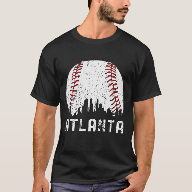 Atlanta Bravesss Baseball T-Shirt (Front)