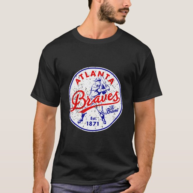 Atlanta Bravesss Baseball Vintage T-Shirt (Front)